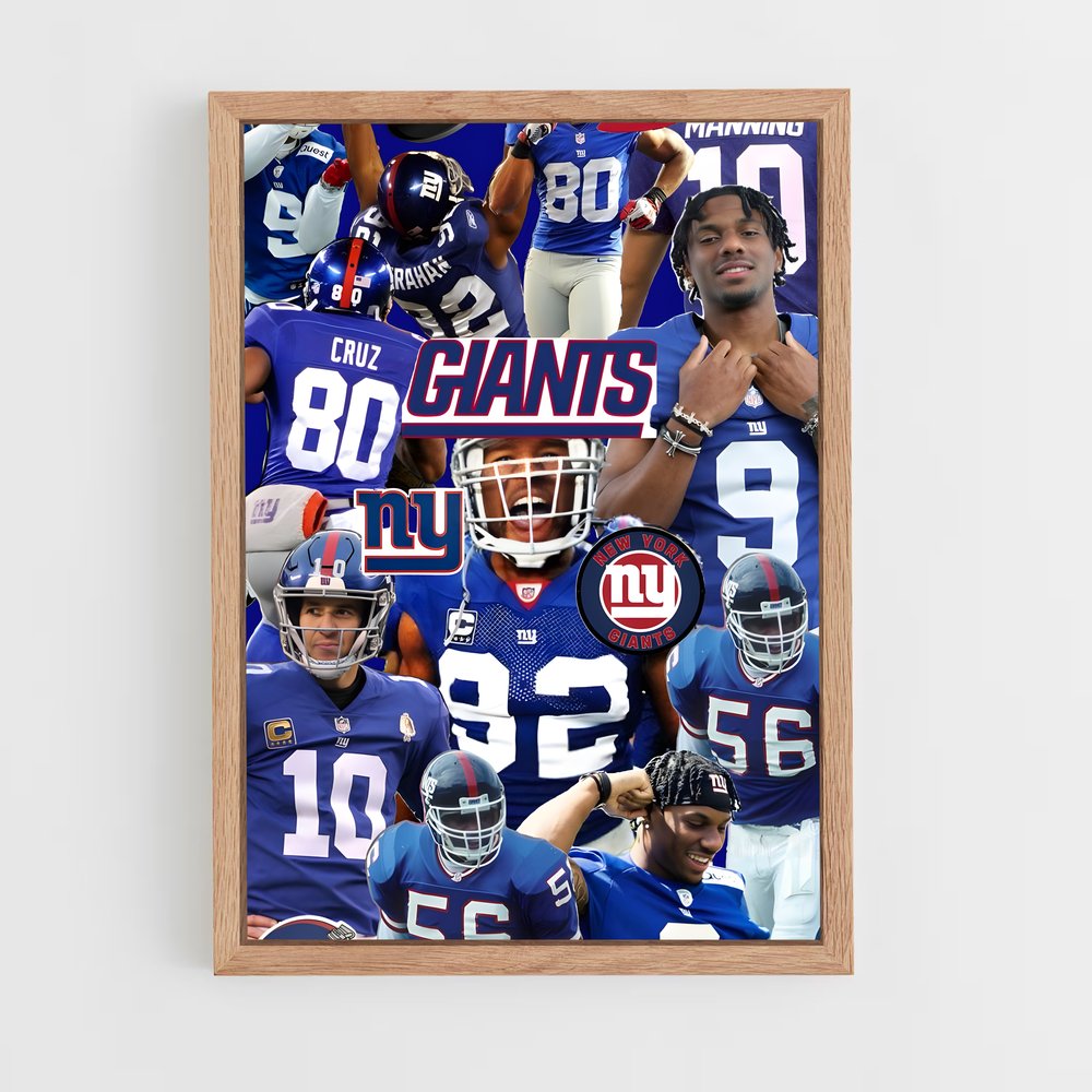 Poster Giants de New York (vue 4)